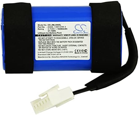 SPANN Battery Replacement for JBL Charge 4, Charge 4BLK, Charge 4J, JBLCHARGE4BLUAM, Part No: 1INR19/66-3, ID998, IY1068, SUN-INTE-118 3.7V