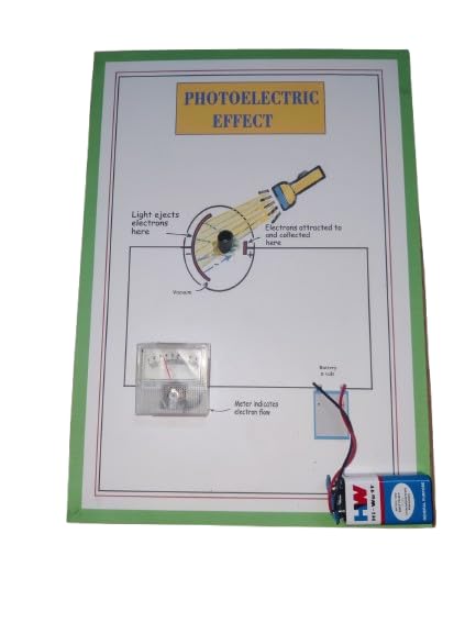 Generic Photoelectric Effect Working Model Science Project Kit for High School & College Students, Understanding the Photoelectric Effect & Photoemission, Physics, Age Range: Teen-image-10