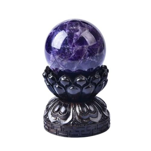 Sphère en améthyste cristal cadeau idéal pour décoration d'intérieur et Feng Shui 8cm