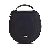 Color Negro UDG Creator U8200BL - Funda semirrígida para auriculares, tamaño grande, color negro