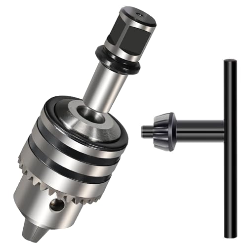 Heavy-Duty 1/8''- 5/8'' Magnetic Drill Chuck Adapter,3/4'' Weldon Shank with B16 Tapered Drill Bit Adapter and Drill Chuck Key,Weldon Adapter for Power Magnetic Drill Press,Metal and Wood Processing by Generic - Used condition - US$15.47