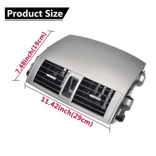 Instrument central sortie A/C et grille ventilation pour habitacle - 4