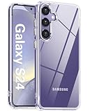 AMAZE!UK For Samsung Galaxy S24 5G / S25 Case, Built in Screen Protector Shockproof 360 Crystal Hybrid Bumper Mobile Phone Cover Galaxy S24 5G / S25 Clear