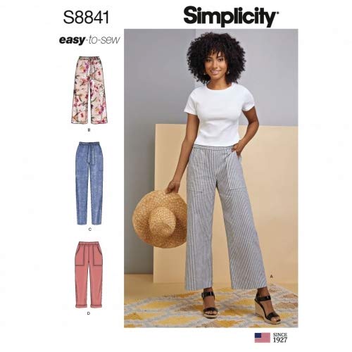 SimplicitySewing Pattern 8841 Trousers R5 (14-16-18-20-22)