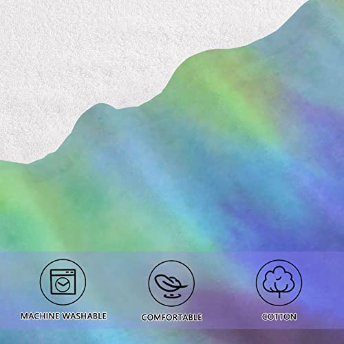 Innewgogo Tie Dye Fabric Cotton Towel Set Bath Towel Hand Towel Set 2 Piece Shower Towels Super Absorbent Bathroom Towels 100% Cotton Quick Dry Gym Towels For Kids Men Women #TOP3