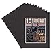 Golden State Art, Pack of 10 11x14 Black Picture Mat Set with White Core Bevel Cut for 8x10 Pictures