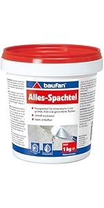Baufan Allesspachtel Spachtelmasse 500g Feinspachtel : Amazon.de: Baumarkt