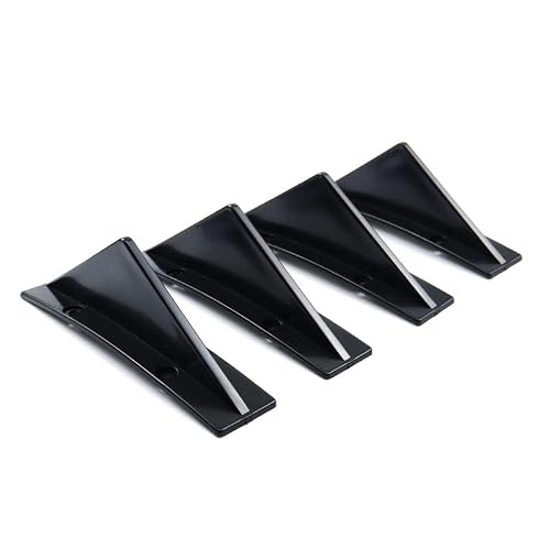 MYRFCSA 4PCS Car Shark Fin Wing Spoiler, for Seat Cupra Ateca KH7 2016-2023 Triangular Rear Lip Splitter Anti-Crash Protector Auto Decoration Spoiler,E