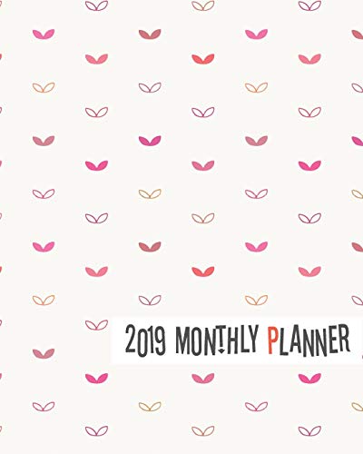 2019 Monthly Planner: Yearly Monthly Weekly 12 Months 365 Days Planner, Calendar Schedule, Appointme