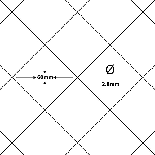 V2Aox Maschendrahtzaun 80 cm Höhe 25 m Länge Maschendraht Gartenzaun Zaun Draht Drahtgitter Drahtzaun Rolle Hasendraht… – Bild 6