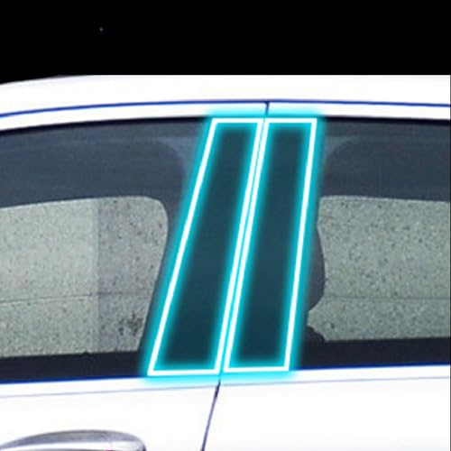 Film PPF extérieur voiture protection pilier fenêtre Mercedes EQC esthétique