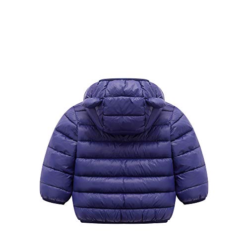 Wusenst Baby Boys Girls Winter Coats Hoods Light Puffer Down Jacket Outwear With Pockets #TOP1