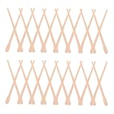 Amosfun 1000 Stück Einweg Wachsstäbchen 88mm Flach Fein Holzspatel für Haarentfernung Gesicht Körper Wachs Applikatoren für Salon Zuhause