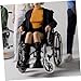 NOLITOY Wheelchair Front Fork Assembly Wheel Bracket Replacement Wheelchair Front Wheels
