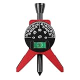 BEAZOOM Magnetischer Rohrmittelfinder mit verstellbarem Blasen-Winkelmesser, eloxiertes Aluminium, 38,1 bis 15,2 cm Rohre