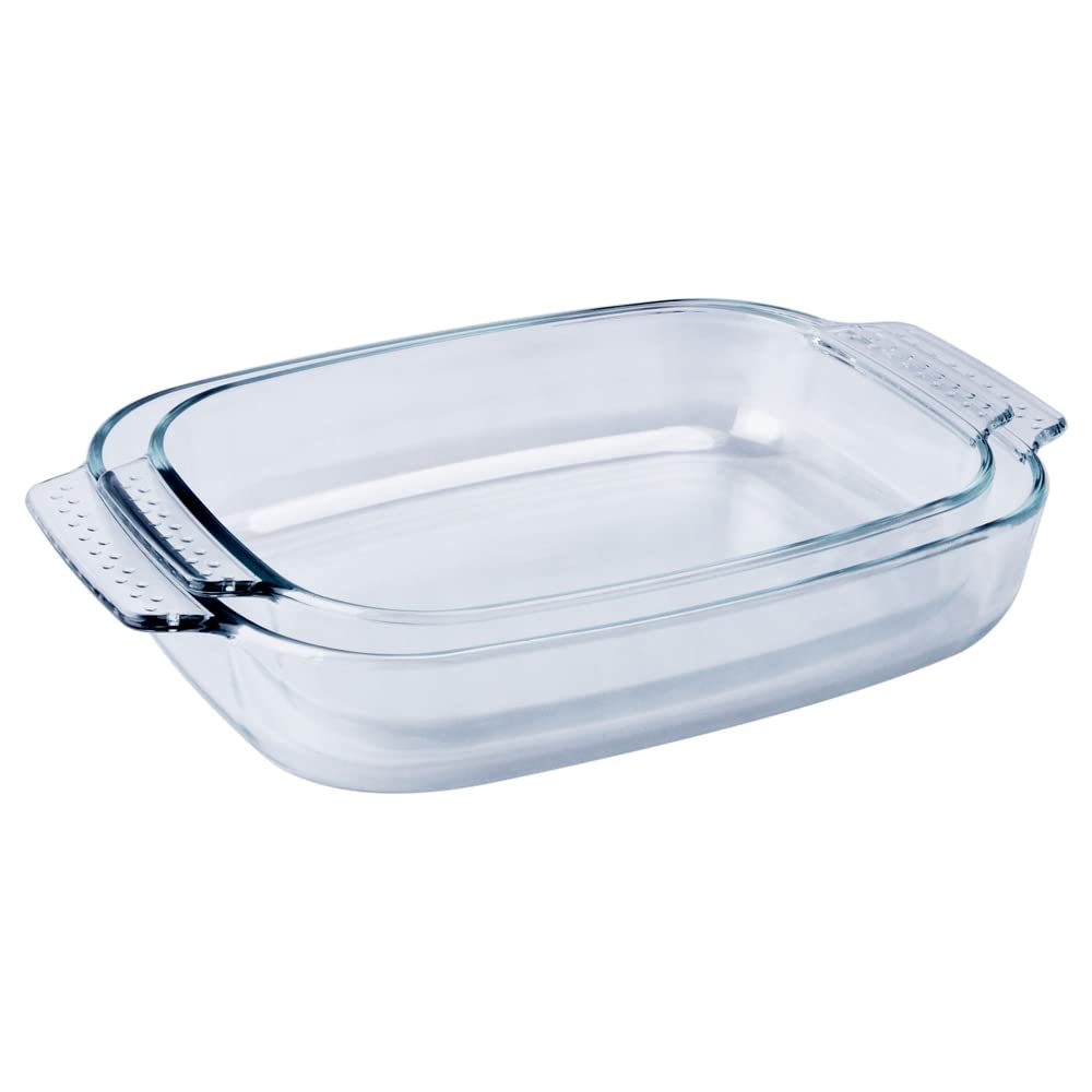 Backformen-Set aus gehärtetem Glas, klar, Auflaufform für Backofen, spülmaschinengeeignet