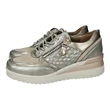 zapatos charolados para mujer PRIME mysoft 24M573 Zapatos de cordón cordón y Cremallera, Plantilla extraíble y tecnología Memory Foam Mujer Zapatos CORDÓN Taupe 39