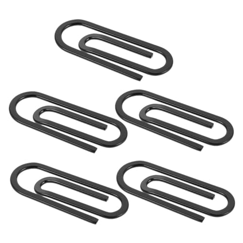 Clips de acero inoxidable Gatuida pequeños y resistentes para sujetar papel sin deformarlo