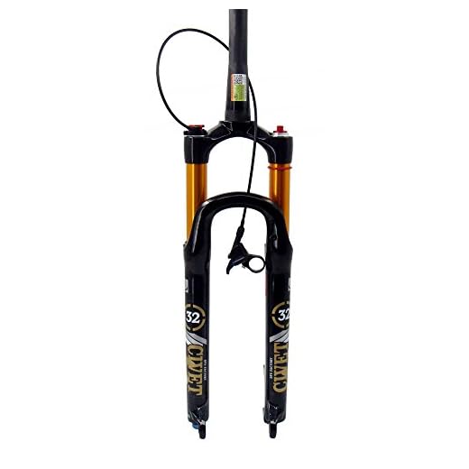 DFS kolluftgaffel Civet-RLC-TP-RCE-TC fjädring mountainbike cykel MTB gaffel kolstyrrör + krona fjärrlås ut 66 cm/27,5 tum