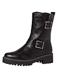 Funktion: TOUCH-IT Tamaris Damen Stiefel, Boots lederstiefel reißverschluss weiblich Lady Ladies Women\'s Women Woman Abend elegant Feier,Black,40 EU / 6.5 UK