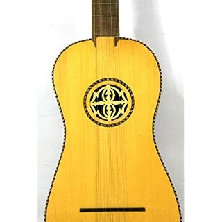 Musikalia Guitare Battente, de lutherie, avec rosette en bois perforée à la main, chevilles de bois - Les Beatles, Paul McCartney, John Lennon, RIngo Starr, George Harrison Musikalia Guitare Battente, de lutherie, avec rosette en bois perforée à la main, chevilles de bois – Image 5
