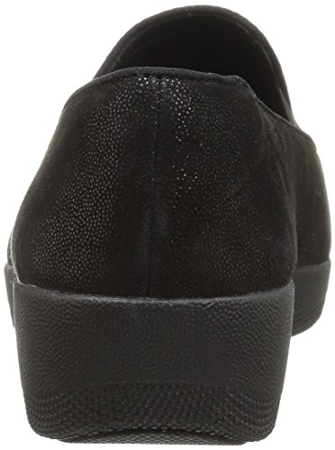 Fitflop Women's Superskate Loafer Flat, All Black, 7 M Us #TOP2