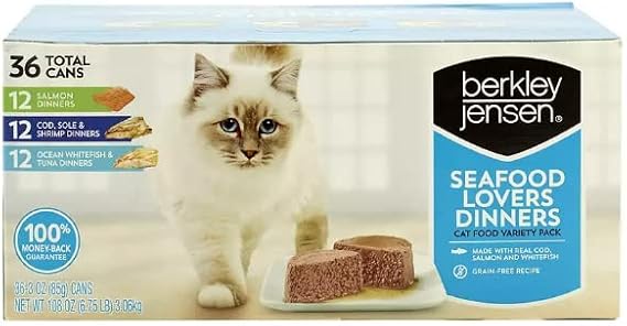 Berkley Jensen Salmon, Cod, and White Fish Seafood Lovers Dinners, 36 ct.