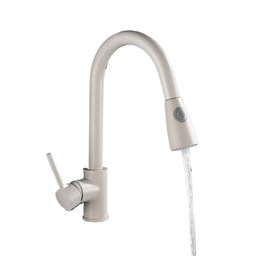 Mitigeur rotatif extensible 360 en acier inoxydable, l'élégance durable pour évier