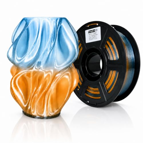 Image of PETG Translucent 3D Printer Filament,Blue to Orange,1kg Spool