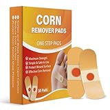 Corn Remover Pads for Feet & Toes - Medicated Patches with 40% Salicylic Acid, Extra Strength Callus Treatment for Small Corns & Calluses, All-Day Adhesive Protection for Active Adults, 30 Count - 1