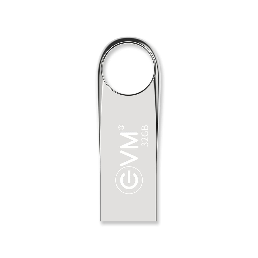 EVM EnVault 32GB Metal USB 2.0 Flash Drive – Fast Data Transfer and Reliable Storage Solution – High Performance with up to 25MB/s Read – Durable Metallic Black Casing -(EVMPDV/32GB)