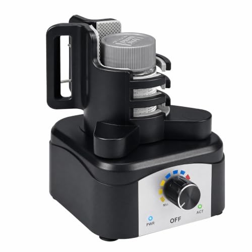 Mini Vortex Mixer 500-3200rpm Adjustable Speed Model Paint Shaker Hands-Free Paint Mix Tool Suitable 10-100ml Shaker for Acrylic Paints Lab Nail Polish Eyelash Adhesives Pigment Test Tube