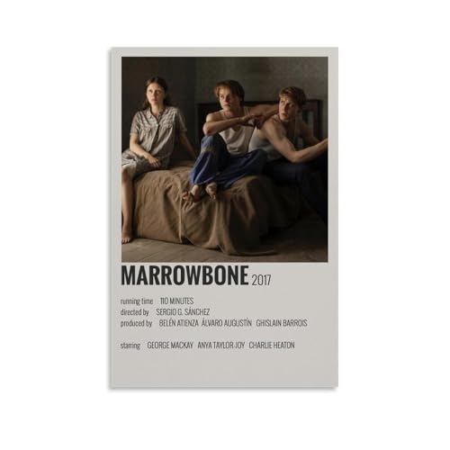 JIRUAHHY Póster de película Marrowbone para dormitorio, sala de estar, decoración de pared, 30 x 45 cm, estilo sin marco