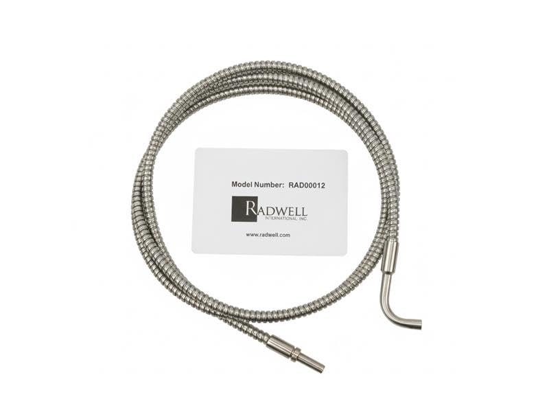 RADWELL Verified Substitute FE1AS63-SUB .125 Diameter Bundle, Angled SS Sensing END TIP, Fiber Optic Cable - 36" OAL Borosilicate Glass Cable, Replacement of PEPPERL & Fuchs FE1AS63, SS-SL SHEATHI