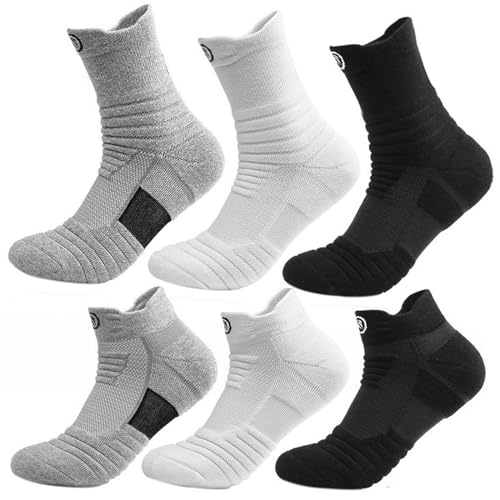 Calcetines que absorben la humedad para evitar sudor en pies masculinos ZONTO 3 Piezas 4