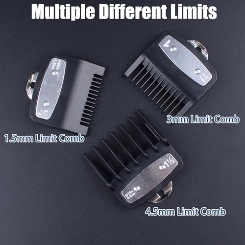 3 Stück Haarschneidemaschine Aufsätze für Wahl,Haarschneider Führungskämme,Magic Clip Trimmer Rasierer,Bartschneider Aufsteckkamm-Set