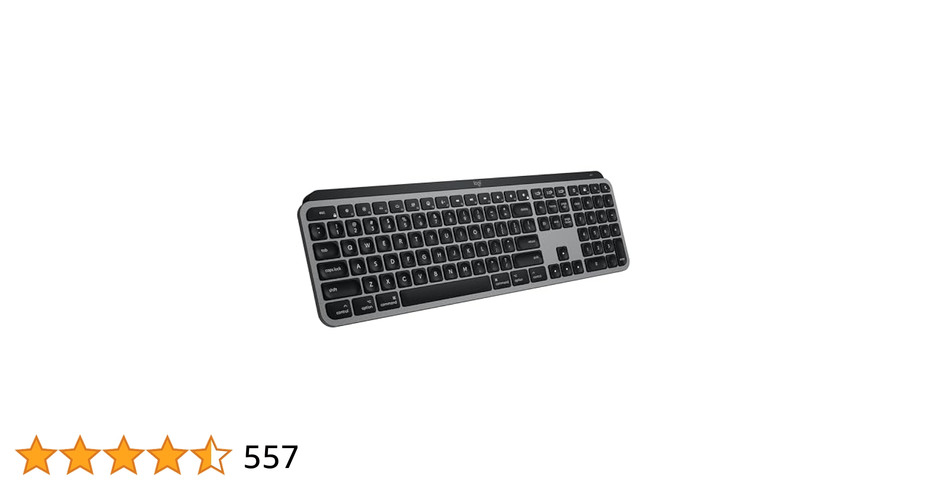 【新品同様】Logicool KX800sMSG US配列 Mac用 logicool ワイヤレス キーボード ロジクール MX KEYS S for Mac