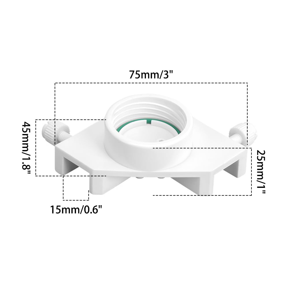 DONGKER Riempitore Acqua Automatico,Regolatore Livello Acqua Senza Alimentazione con Riduzione Rumore e Testine Adattatrici per Acquario e Tartarughe da Spessore Parete di 1,5 cm/0,6" o Inferiore