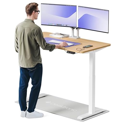 Desktronic Homeone Höhenverstellbarer Schreibtisch 140 × 70 cm – Elektrischer Schreibtisch Mit Zwei Elektrischen Motoren, Touchscreen-Steuerung Und Integrierten USB-a- Und USB-c-ladeanschlüssen