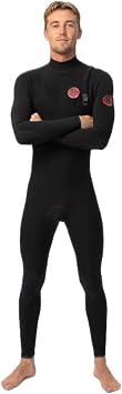 Rip Curl Mens Flashbomb Fusion 3/2mm Zip Free Wetsuit 15QMFS - Black Mens Size - S
