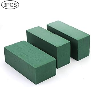 3PCS Floral Foam Bricks, Florist Flower Styrofoam Green Bricks Flower Arrangement Brick Supplies