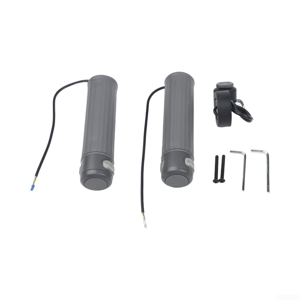 Housse de guidon en ABS gris avec lumières pour Xiaomi pour Pro Plus Max