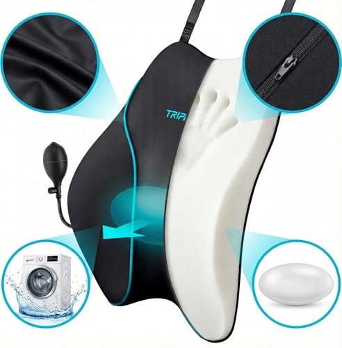 TripPal Lumbar Support Pillow for Car: Keeps Back Aligned on Long Drives by TripPal - Used condition - Image 6