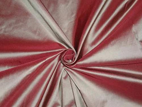 Taffetas 100 % pure soie marron - Largeur 137 cm - Tissu au mètre