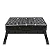 WWWANG Luz Portátil Grill, Barbacoa Estante, Camping Barbacoa, Picnic pincho Horno, Barbacoa Herramienta, Herramienta de la Cocina Almacenamiento pequeño, práctico y portátil (Size : 35 * 27 * 20cm)