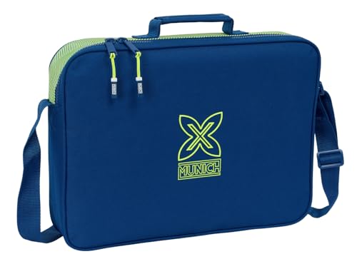 Safta MUNICH NORTH - Cartera Extraescolares, Maletín Portatodo, Bandolera, Cómoda y Versátil, Calidad y Resistencia, 38x6x28 cm