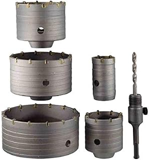 BINOTA Concrete Hole Saw SDS Plus Shank for Cement Brick Wall, Set 40