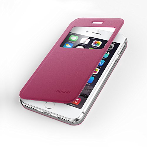 Doupi Deluxe Finestra FlipCase per iPhone SE