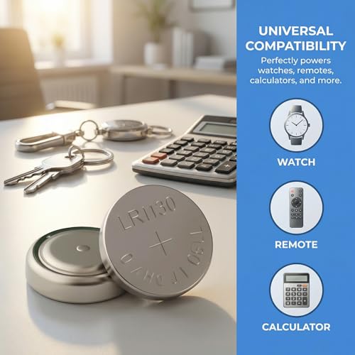 Pack 30 Pilas LR1130 AG10 LR54 1.5V Alcalinas Button miniatura 5