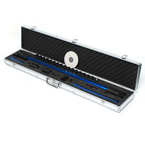 Bjtdllx 2D Measuring System, Universal High Precision Auto Body Frame Machine Tram Gauge, Aluminum Retractable Measure Equipment Repair Tool Fit For Construction, Machinery Maintenance #TOP5